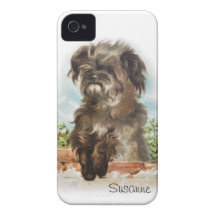 iPhone mignon 4 Casemate de chien à peine là Coque iPhone 4