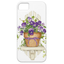 iPhone Pansy Flower Pot iPhone 5 Case