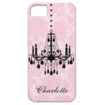 iPhone rose 5Case-Mate de lustre de damassé Étuis iPhone 5
