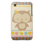 Iphone tropical mignon 3g/3gs de filles de hibou d coque Case-Mate iPhone 3