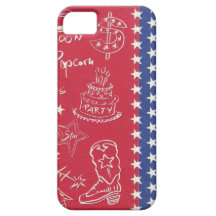 iphone, usa, flag iPhone 5 cases