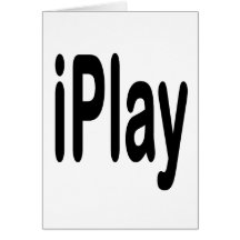 iplay black text for those who play card
