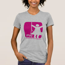 iPlay Girl Pink {transparent} t-shirts