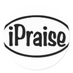 iPraise Round Stickers