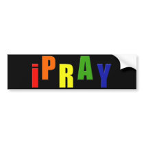 iPray bumper sticker