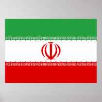 Iran Flag Poster