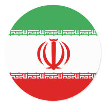 Iran Round Sticker
