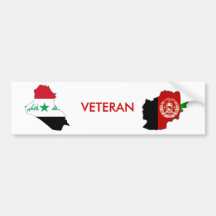 Iraq & Afghanistan Veteran Bumper Stickers