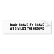 Iraq bumper sticker bumper stickers