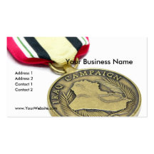 Iraq Campaign Medal Business Cards