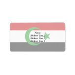 Iraq flag address labels