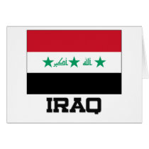 Iraq Flag cards