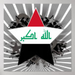 Iraq Star Print