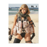 Iraq War Postcard - Swimsuit Model VJ7T5810
