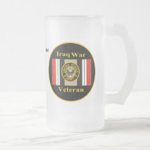 Iraq War Veteran "Army" Stein Mugs