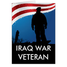 Iraq War Veteran Greeting Card