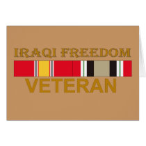 Iraqi Freedom Veteran - Cards