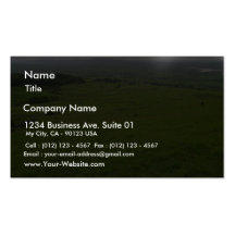 Ireland A Wide Angle Shot Near Knocknara Looking S Business Card Templates