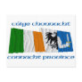 Ireland and Connacht Province Flags Postcard