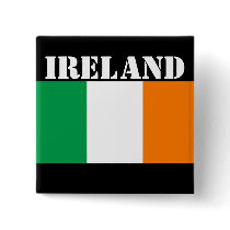IRELAND PINBACK BUTTONS
