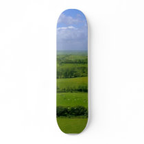 Ireland Fields Sky Clouds Skate Board Decks