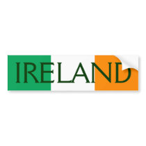 ireland flag bumper stickers