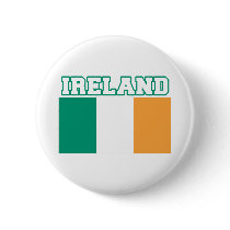 Ireland Flag Pinback Buttons