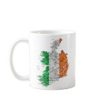 Ireland Flag-colour Map Customizable Mug