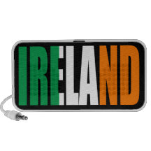 Ireland Flag Doodle Speaker