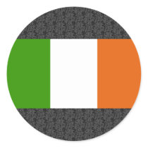 Ireland Flag Round Stickers