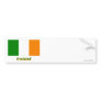Ireland Flag with Name Bumper Sticker