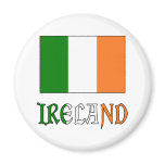 Ireland Flag & Word magnets