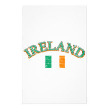 Ireland football design custom stationery
