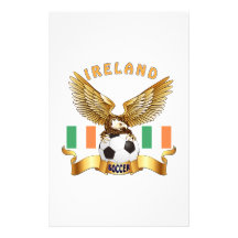 Ireland Football Designs Stationery Design