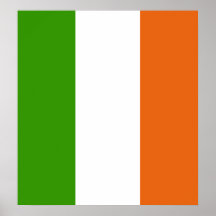 Ireland High quality Flag Poster