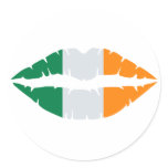 Ireland lips stickers