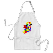 Ireland-Map Apron