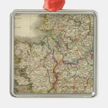 Ireland map christmas tree ornaments
