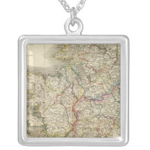 Ireland map custom necklace