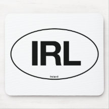 Ireland Oval Mouse Pad