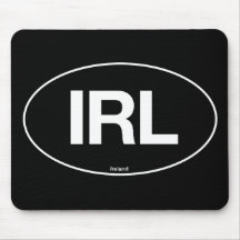 Ireland Oval Mouse Pads
