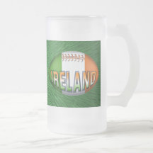 Ireland Rugby Ball Coffee Mug