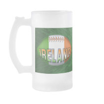 Ireland Rugby Ball Coffee Mug