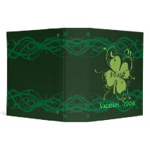 Ireland Shamrocks Binder/Notebook