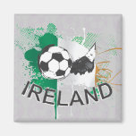 Ireland soccer Football and soccer cleat Refrigerator Magnet