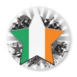 Ireland Star Refrigerator Magnet