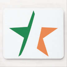 ireland star mouse mats