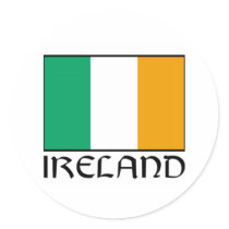 Ireland Round Sticker