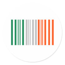 Ireland Round Sticker