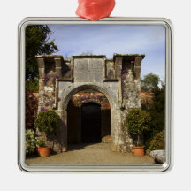Ireland, the Dromoland Castle Walled Garden Christmas Tree Ornament